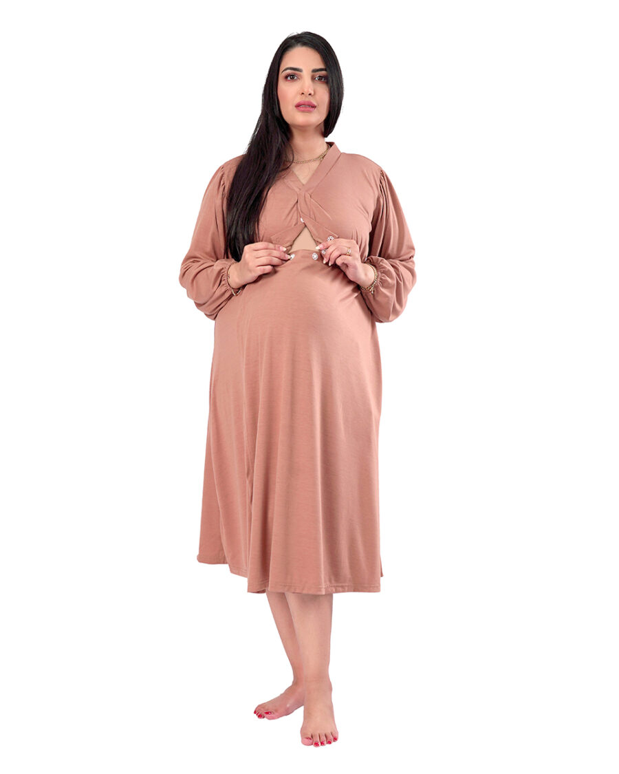 ثوب تمارا – خوخي - فستان الحمل و الرضاعة