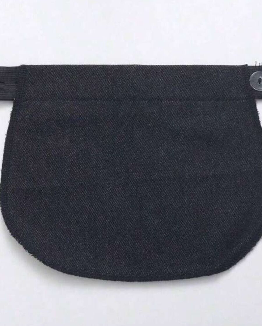 تمديد خصر البنطلون للحوامل – حزام قابل للتعديل (رصاصي غامق)