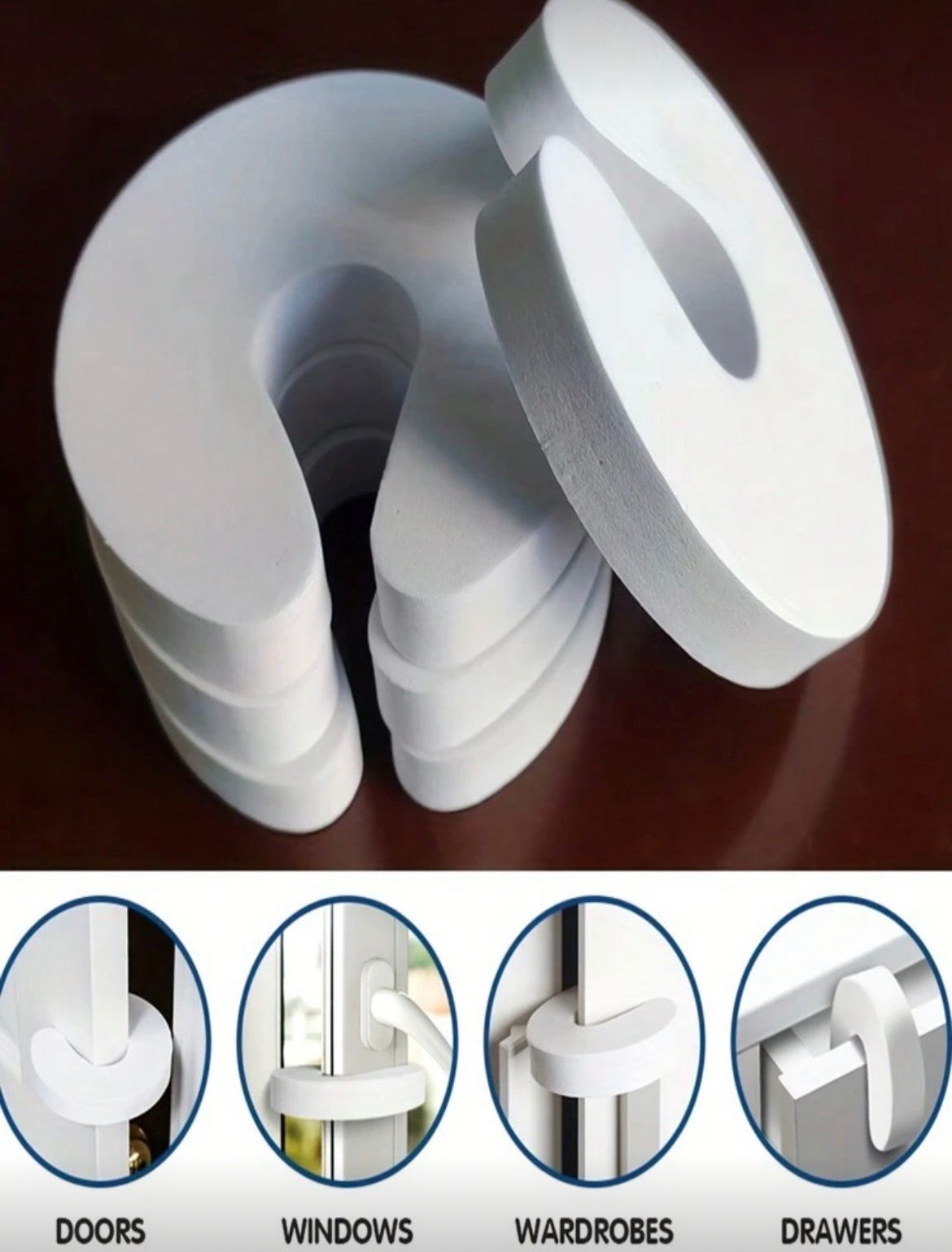 حمايات الأبواب للأطفال- ٤ قطع - Image 2